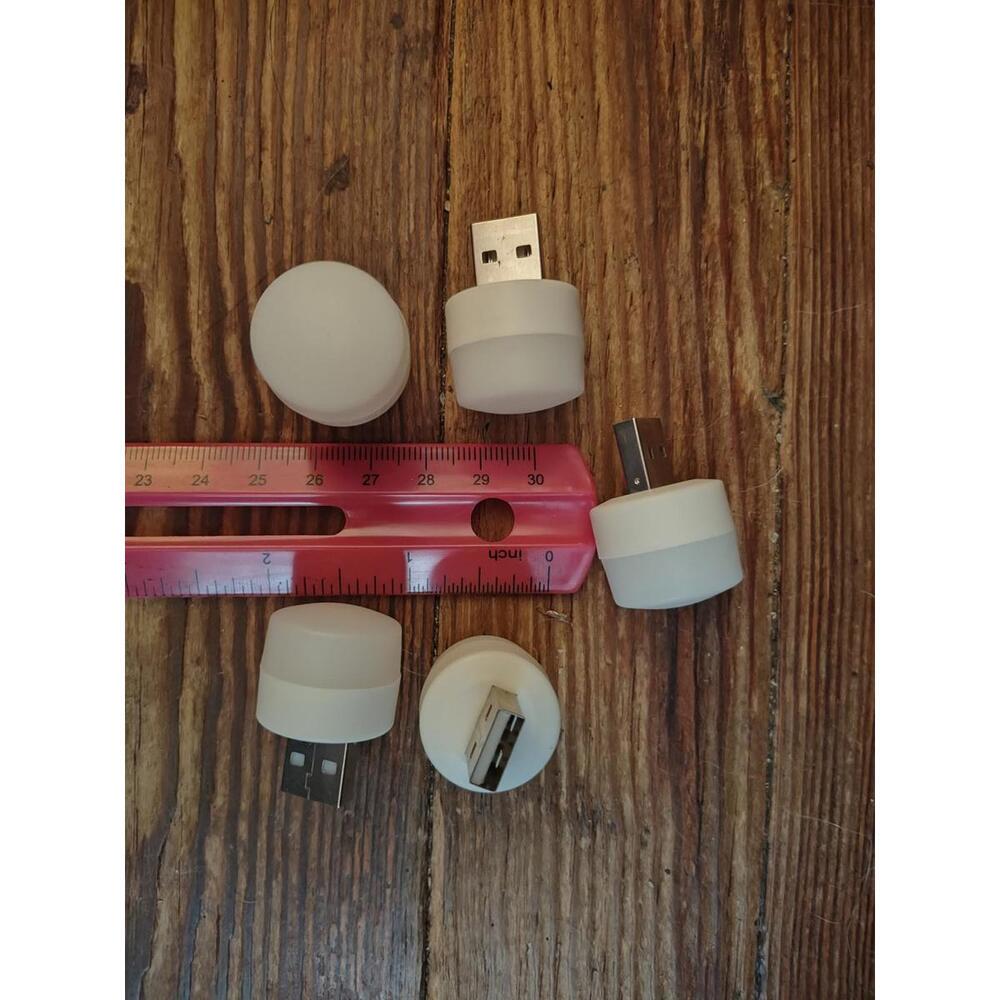 NEW - lot of 5 mini LED USB powered lights nightlights